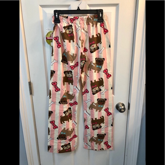 David & Goliath Intimates & Sleepwear David Goliath Pug Pajama Pants Bottoms Small Poshmark